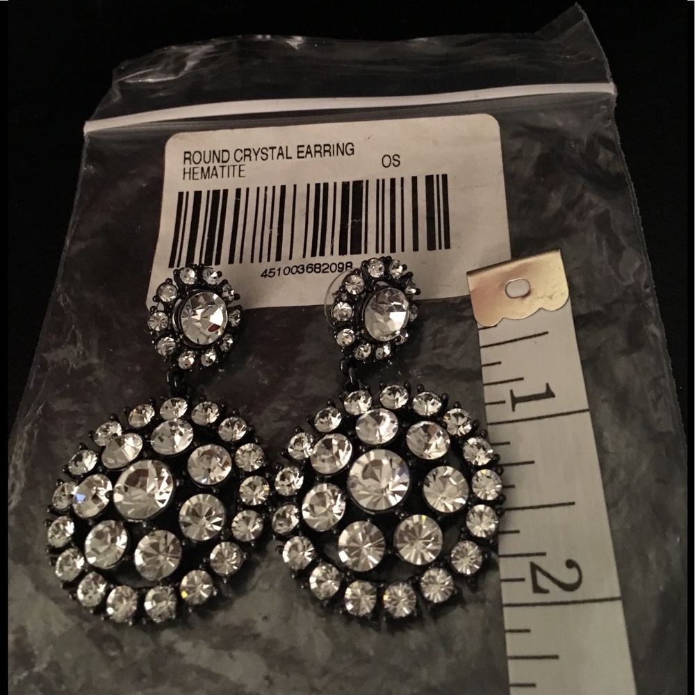 Beautiful 💐💎Crystal Hematite “Statement Earrings”